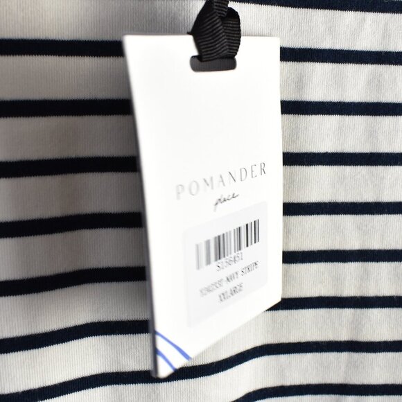 Pomander Place Navy Stripe Gio Maxi Dress NEW - XXL - Picture 10 of 10